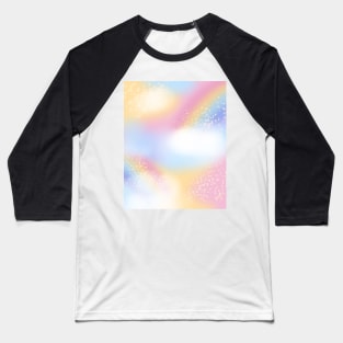 Y2K Pastel Rainbow Skies with Sparkling Stars Baseball T-Shirt